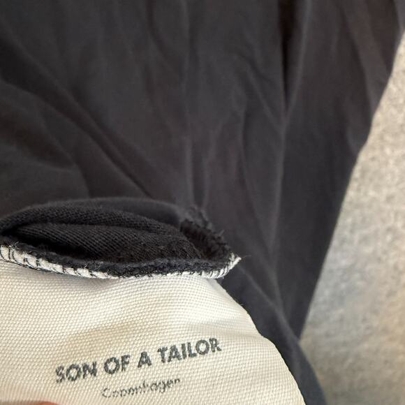 Son Of A Tailor Shirt Mens Medium Black Tshirt Short Sleeve Minimalist Casual - Picture 4 of 9